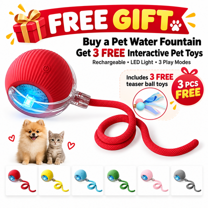 Smart Heated Cat Water Fountain – Motion Sensor & Auto Filtration
